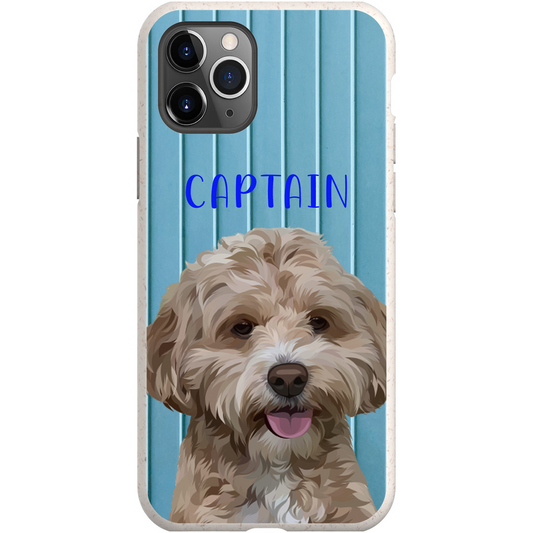 Custom Pet face Phone Cases -Stripes