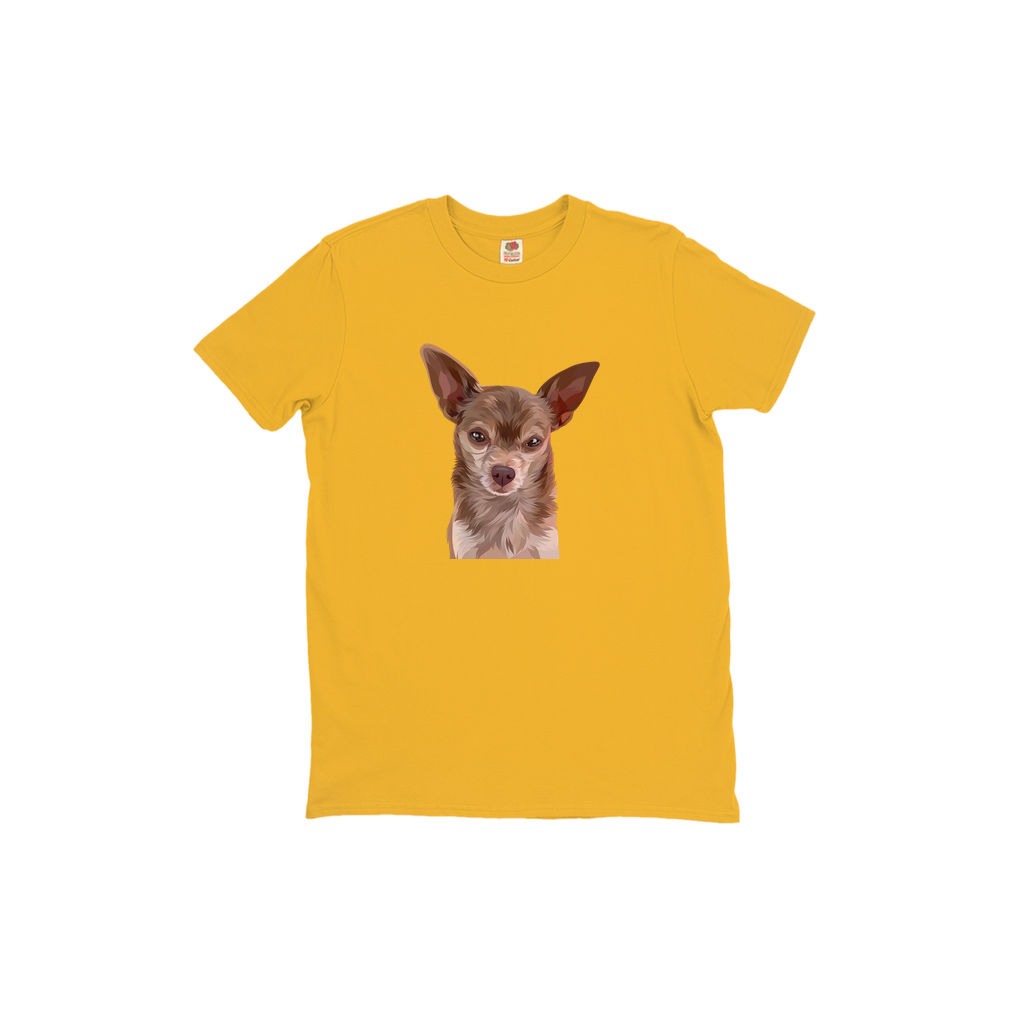 Custom Pet Face T-Shirts - Plain