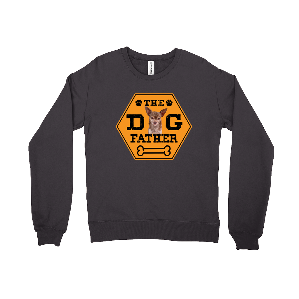 Custom Pet Face Sweatshirts - Dog Father