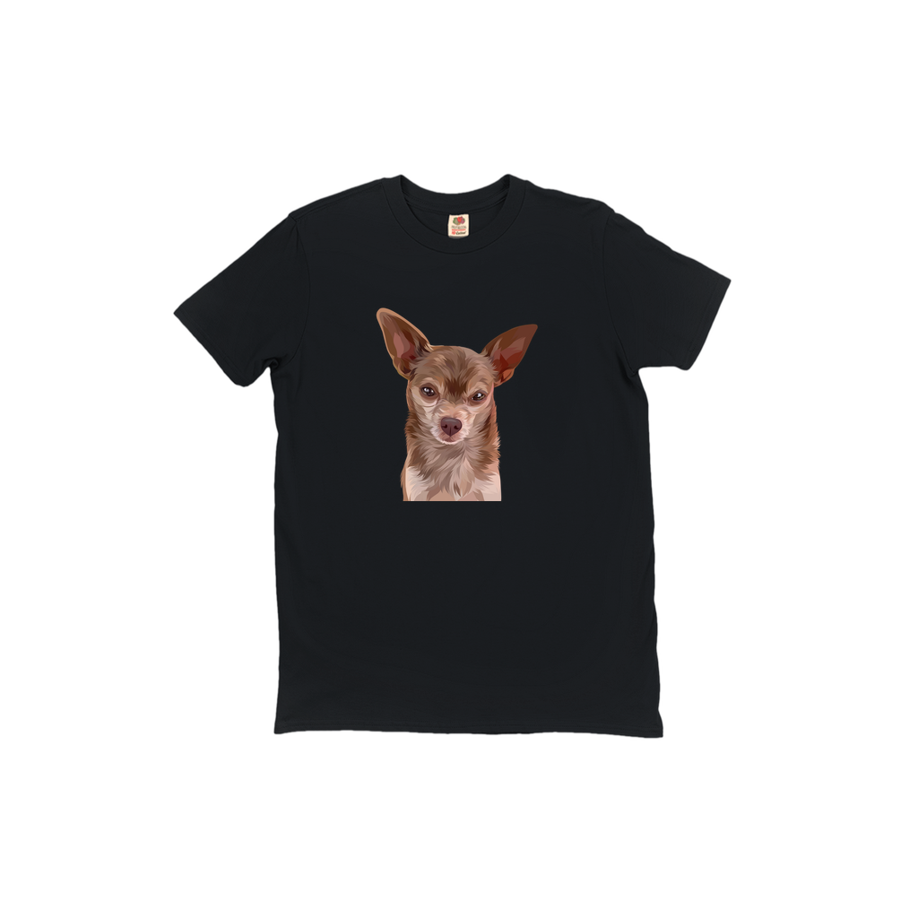 Custom Pet Face T-Shirts - Plain