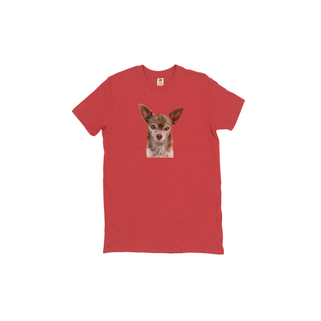 Custom Pet Face T-Shirts - Plain