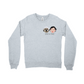 Minimalist Custom Pet and Me Face Sweatshirts (2 Heads)