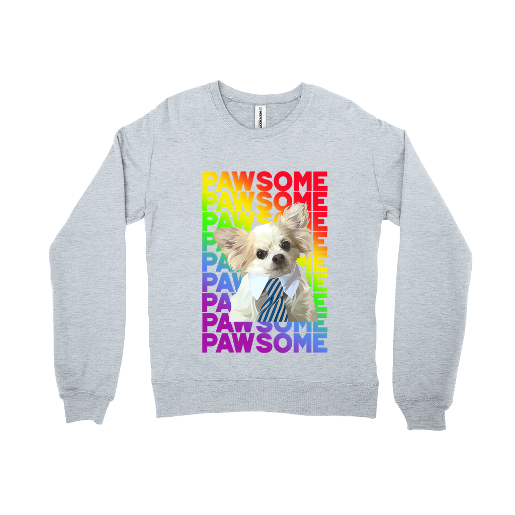 Custom Pet Face Sweatshirts- Pawsome