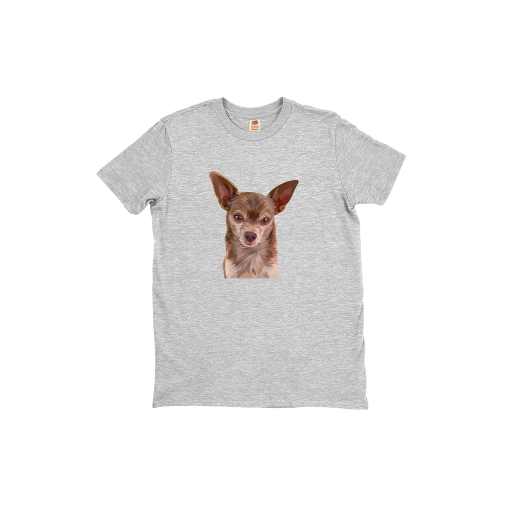 Custom Pet Face T-Shirts - Plain