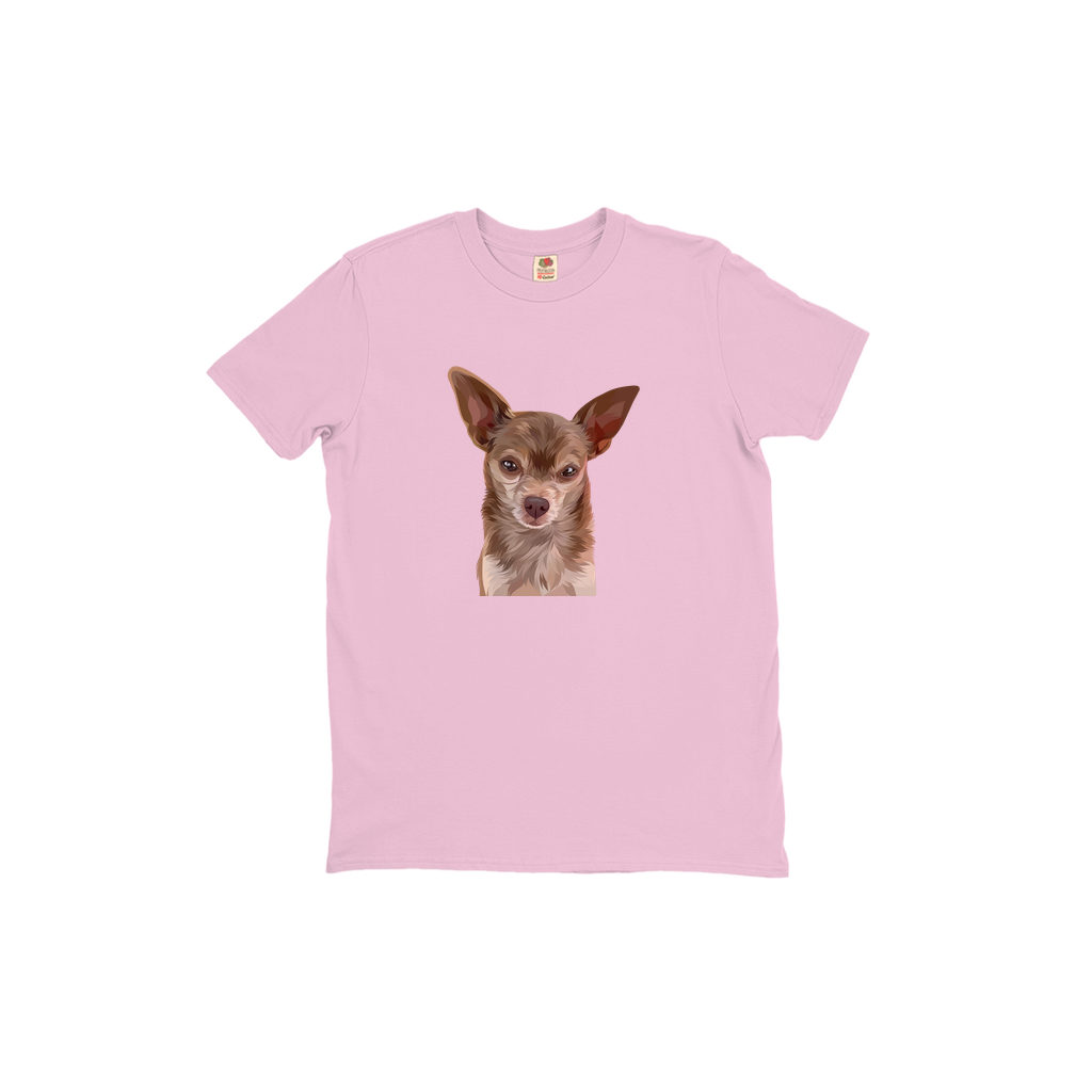 Custom Pet Face T-Shirts - Plain