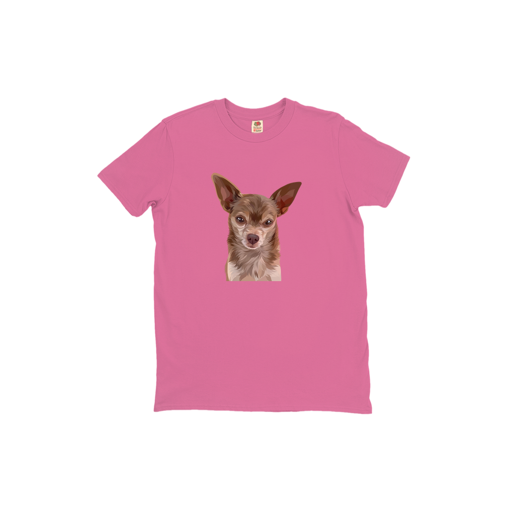 Custom Pet Face T-Shirts - Plain