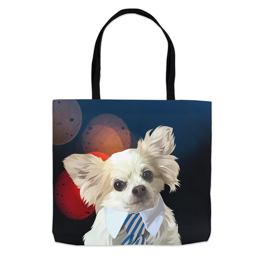 Custom Pet Face Tote Bags - Blur Light