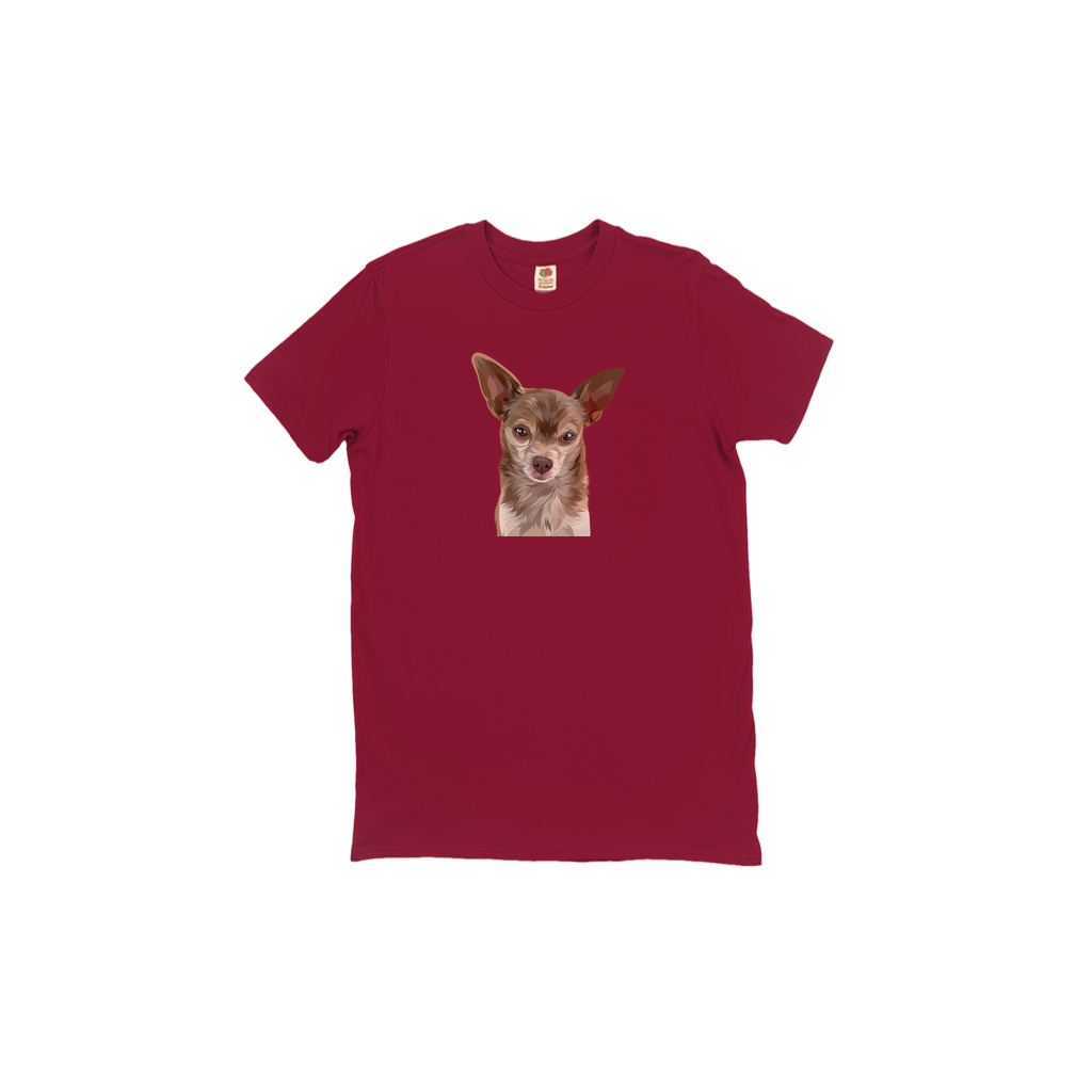 Custom Pet Face T-Shirts - Plain