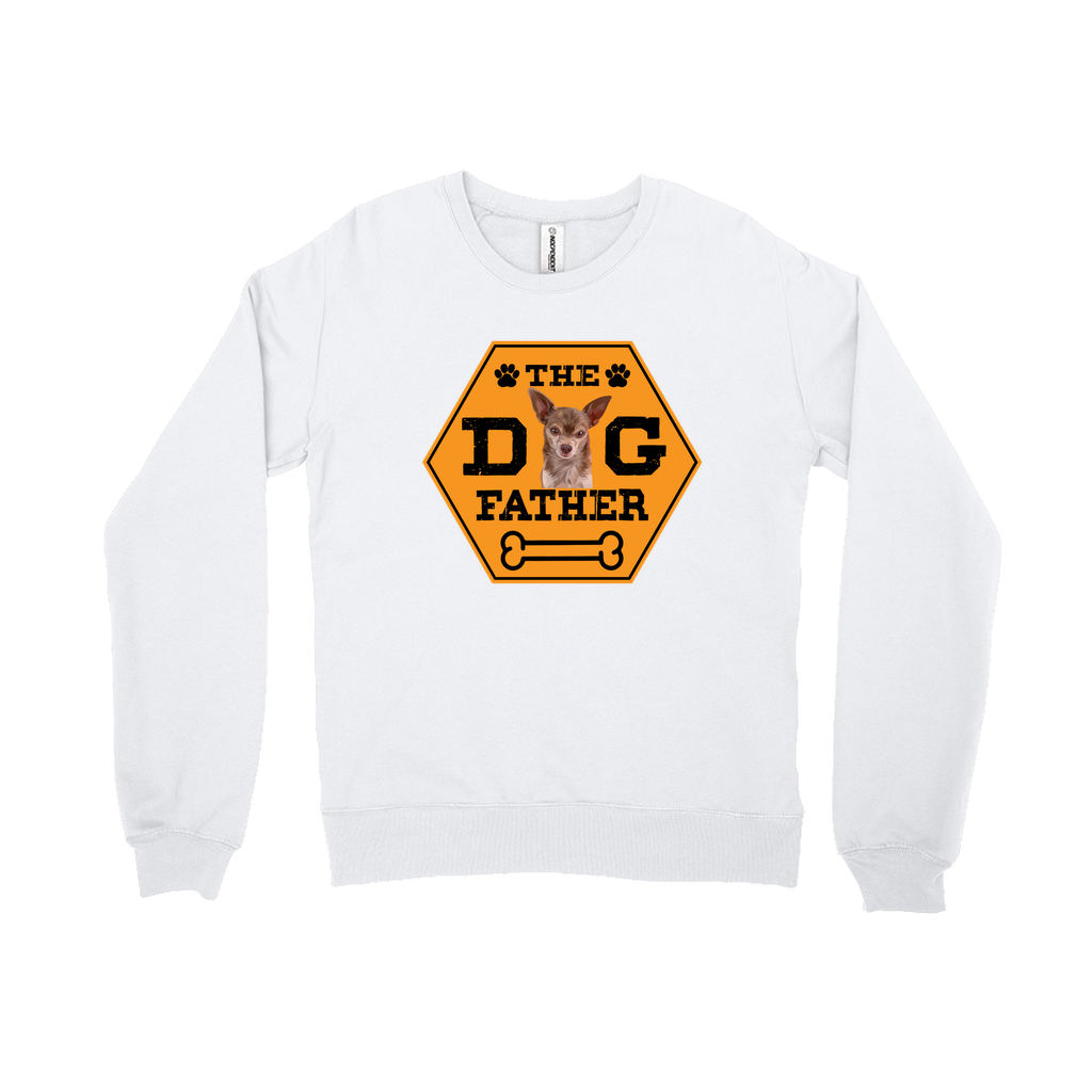 Custom Pet Face Sweatshirts - Dog Father