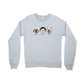 Minimalist Custom Pet and Me Face Sweatshirts (3 Heads)