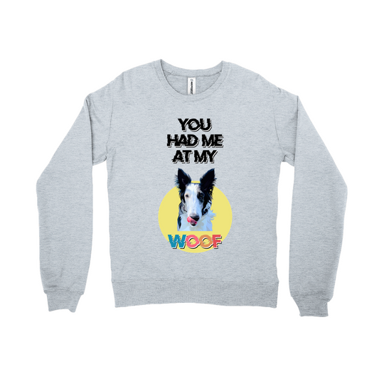 Custom Pet Face Sweatshirts - Woof