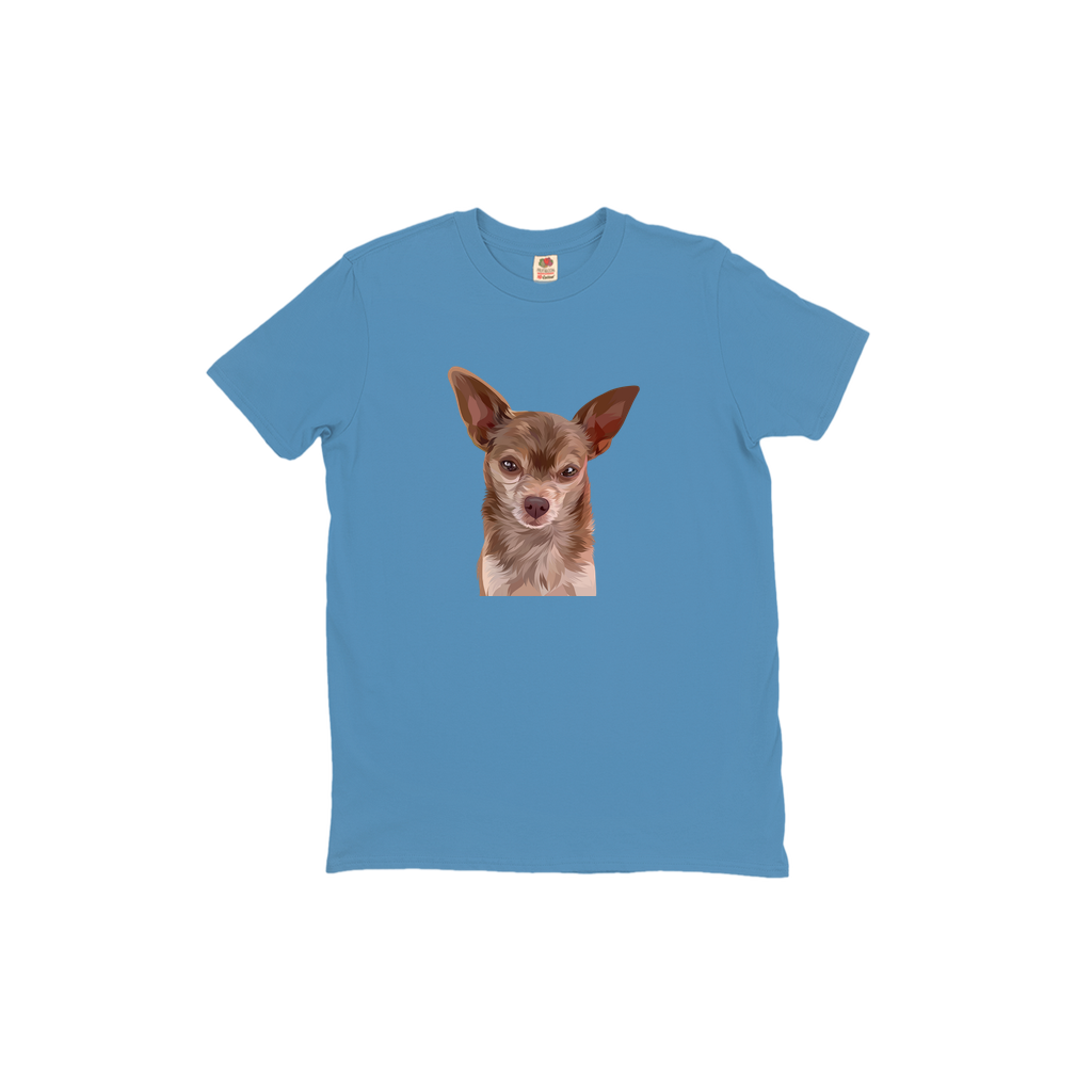 Custom Pet Face T-Shirts - Plain