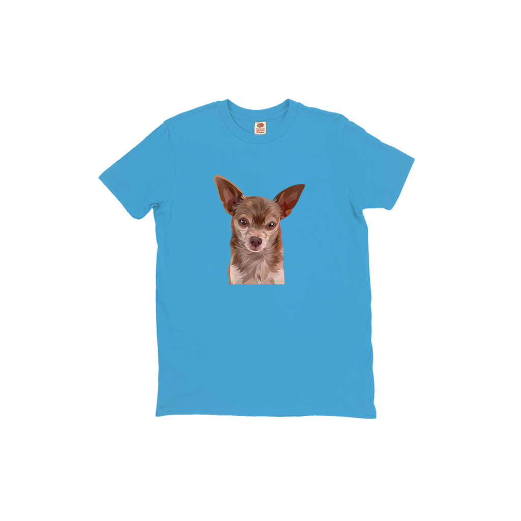 Custom Pet Face T-Shirts - Plain