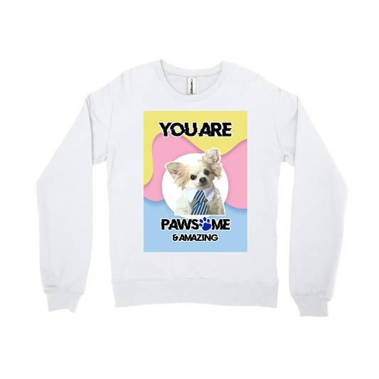 Custom Pet Face Sweatshirts - Cotton Candy