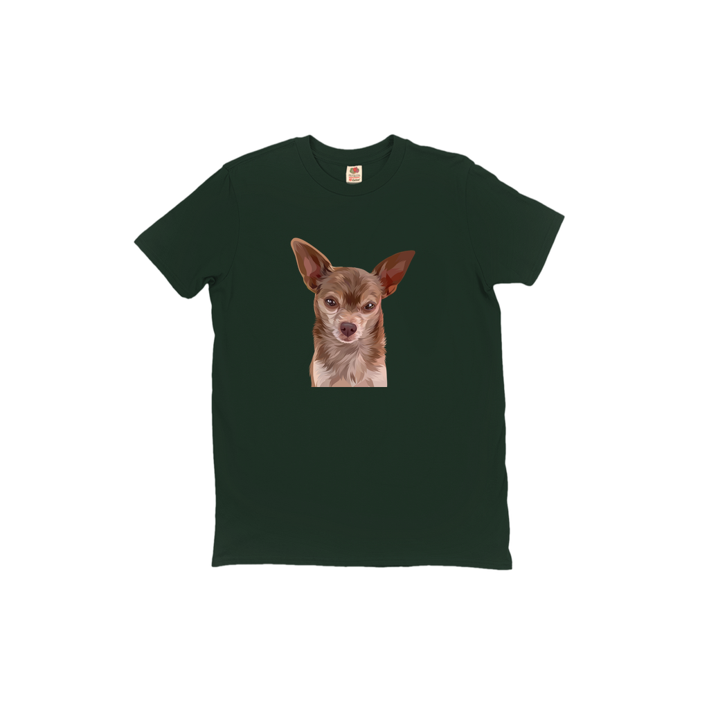 Custom Pet Face T-Shirts - Plain