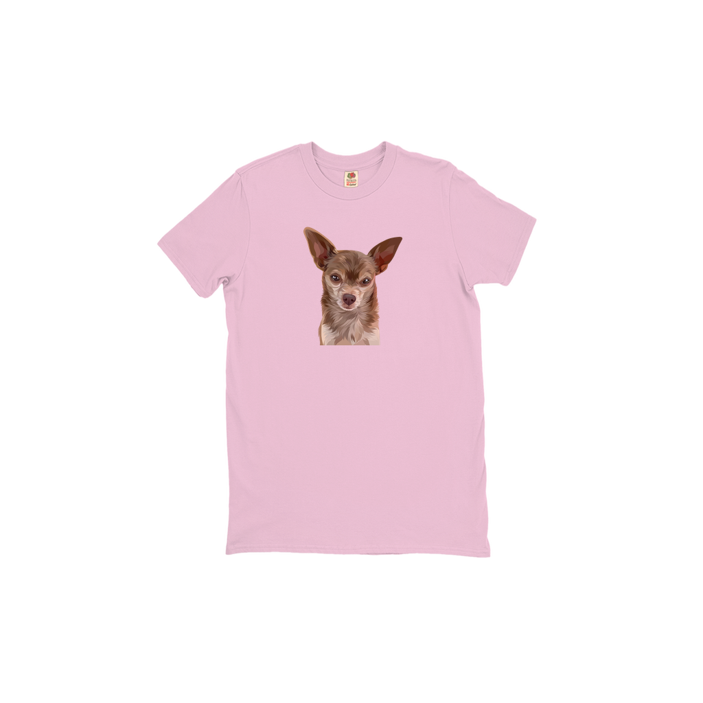 Custom Pet Face T-Shirts - Plain