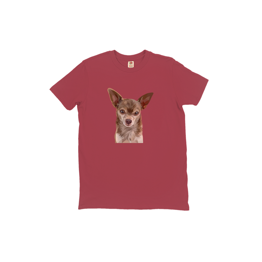 Custom Pet Face T-Shirts - Plain