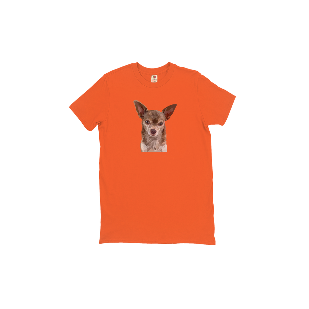 Custom Pet Face T-Shirts - Plain